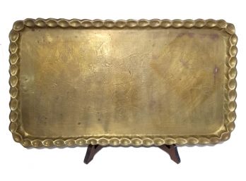 Large Antique Indian Brass Tray