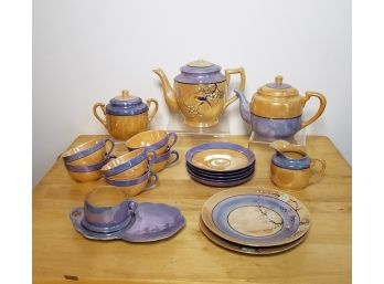 1940's Hand Painted Japanese Lustreware