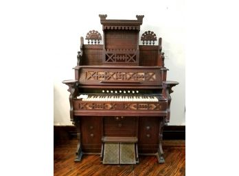 Antique Estey Pump Or Reed Organ