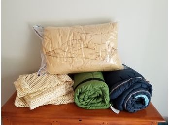 Selection Of Sleeping Bags And Comforter