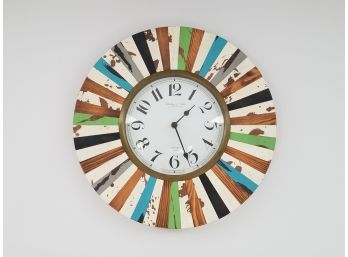 Vintage Sterling & Noble Colorful Wall Clock