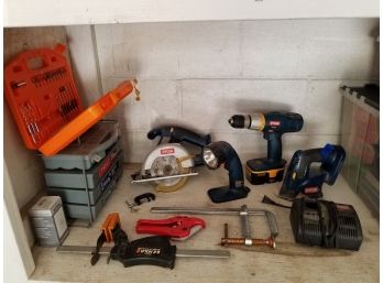 Large Assortment Of Quality Ryobi Powertools And Accesories