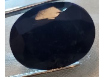 Tested 15 Carat Deep Blue Sapphire Loose Gemstone