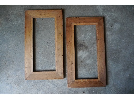 Really Nice Vintage Hand Crafted Spalted Wood Frames
