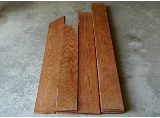Lot Of 15 Douglas-fir Paneling Lengths (more Of An Interesting Reddish Redwood Like Tone )