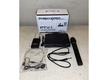 Phenyx Pro PTV-1 VHF Dual Wireless Microphone System