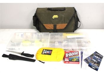 Lot Of Assorted Fish Items W/planko Bag