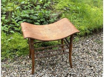 Antique Bentwood Bench Chair