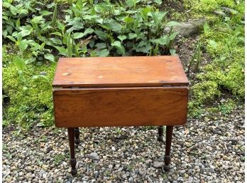 Small Antique Drop Leaf Table