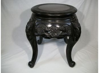 Large Antique Chinese ? Japanese ? Stand - Nicely Carved - Old Patina / Finish