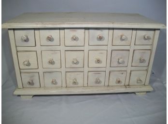 Great Vintage Style 18 Drawer Apothecary / Spice  Cabinet - GREAT PIECE !