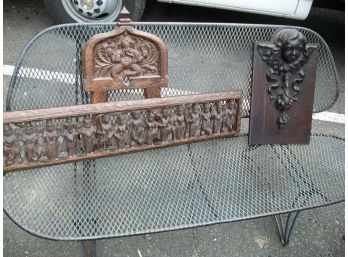 Three Interesting Antique Wood Carvings  India ? Bali ? - VERY Well Done