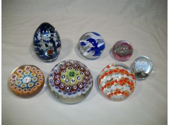 Fantastic VINTAGE Paperweight Lot - ALL NICE ONES - NOT New Reproductions