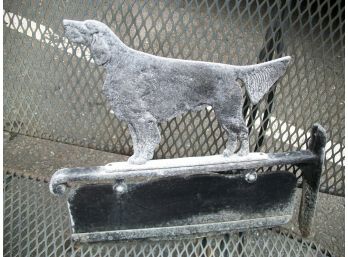 Great Vintage 1940's  'Dog Sign' For Front Yard Or Mailbox
