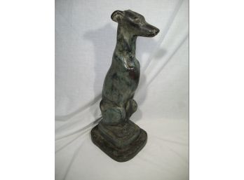 Interesting Antique / Vintage Bronzed Dog - Fantastic Patina  - Lovely Piece