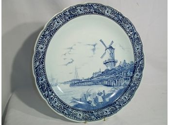 Huge Delft Charger - ROYAL SPHINX - Great Color - Made In Holland