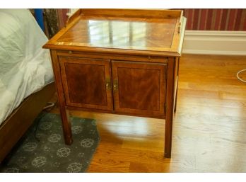Nightstand With Pullout Writing Desk