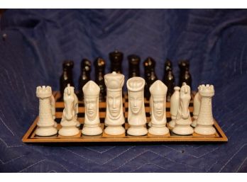 Vintage Handmade Chess Set