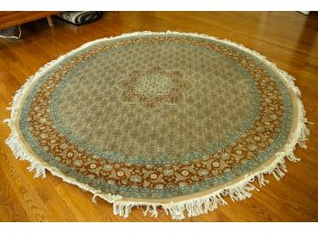 Beautiful Round Turkish Carpet - Like NEW - Original Retail $8000 +