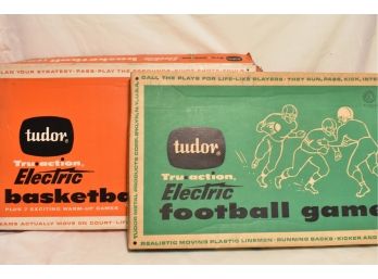 Tudor Electric Football And Basketball Games