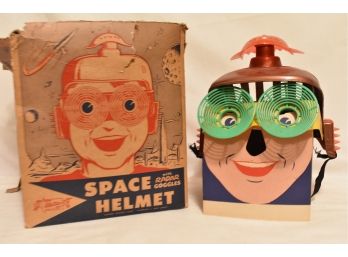 Vintage Space Helmet With Radar Goggles