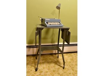 Marxwriter Typewriter And Typewriter Stand