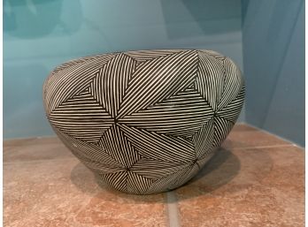 Native American Acoma-Style Pottery Vase