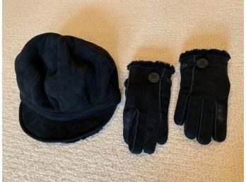 Genuine Ugg Brand Winter Cap And Gloves