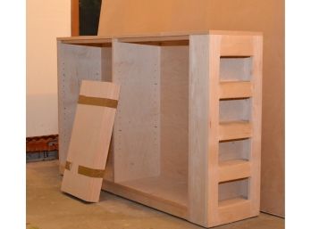 Custom Made Ply Hardwood & Pine Unfinished Bookshelf - **STRATFORD CT PICKUP**