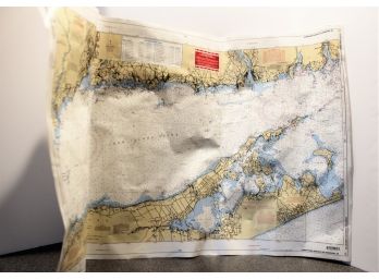 Waterproof Charts Inc Stratford Shoals To Newport Nautical Boating 2 Sided Map-MILFORD PICK UP