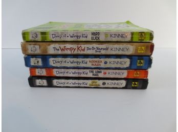 Diary Of Wimpy Kid Book Collection Group Of 5 Books
