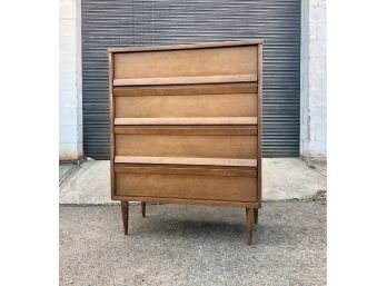 Mid Century Modern Bassett Furniture Tallboy Dresser
