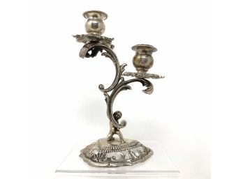 Continental Silver Candlestick