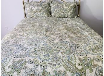 Paisley Quilt & Pillow Cases - Full Size