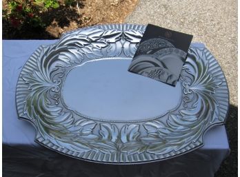 LARGE Acanthus Platter / Low Bowl By  WILTON ARMETALE - (Expensive Piece !)