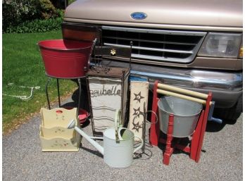 Interesting Lot Of Country Accessory Items / Decorative Accents - Nice !