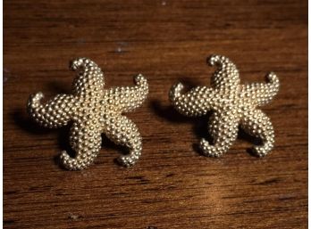 Stunning 18KT GOLD Starfish Earrings - Beautiful Pair - Tiffany & Co. ? - 3.6 DWT