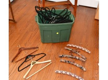 Large Lot Of Clothes Hangers