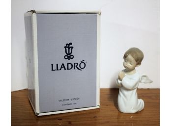 Lladro 'Angel Praying' Porcelain Figurine W/Box, 4538