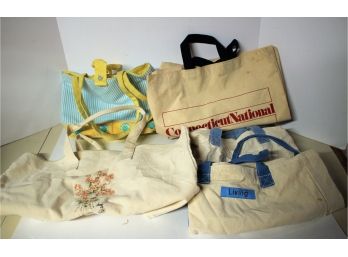 Mixed Lot Canvas Tote Bags