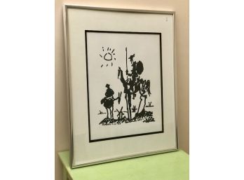 Picasso's 'Don Quixote De La Manch' Lithograph