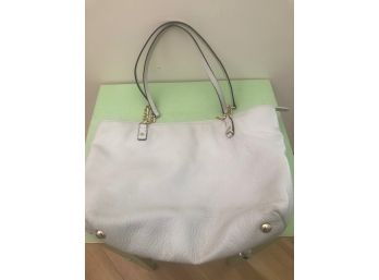 Michael Kors Cream Colored Leather Handbag