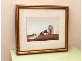 MCM Landscape Lithograph By Geoffrey Hall