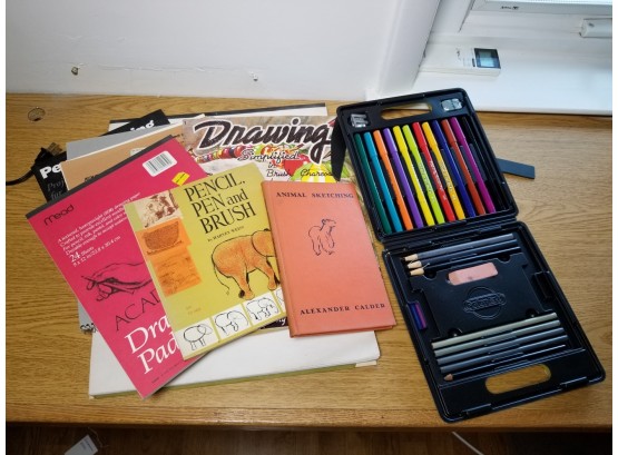 Assorted Drawing And Sketching Books