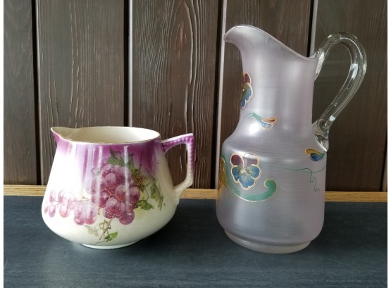 Vintage Pitchers Featuring Dresden