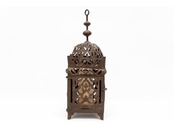 Moroccan Style Iron Candle Lamp
