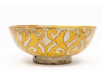 Moroccan Glazed Clay Bowl