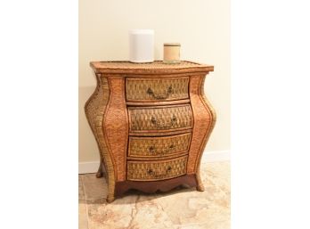 Rattan Style Accent Chest