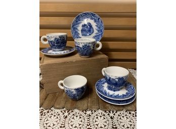 Illy Collection  8pc Teacup Set