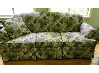 Nice Couch With Grape And Leaf Motif